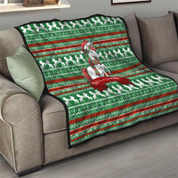 Unicorn Festive Fabulous Christmas Quilt Xmas Holiday Patterns - Wonder Print Shop