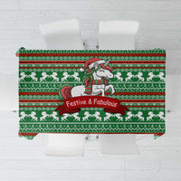 Unicorn Festive Fabulous Christmas Tablecloth Xmas Holiday Patterns - Wonder Print Shop