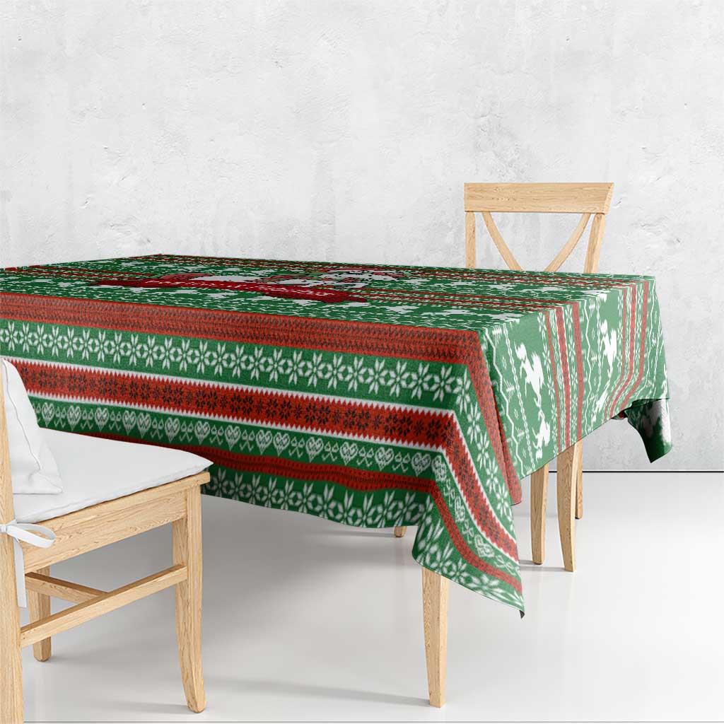 Unicorn Festive Fabulous Christmas Tablecloth Xmas Holiday Patterns - Wonder Print Shop