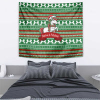 Unicorn Festive Fabulous Christmas Tapestry Xmas Holiday Patterns - Wonder Print Shop