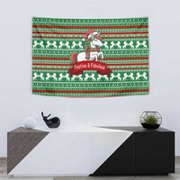 Unicorn Festive Fabulous Christmas Tapestry Xmas Holiday Patterns - Wonder Print Shop