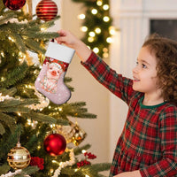 Lovely Pig Merry Christmas Stocking Xmas Holiday Patterns - Wonder Print Shop