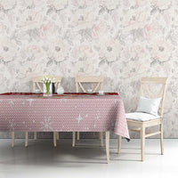 Lovely Pig Merry Christmas Tablecloth Xmas Holiday Patterns - Wonder Print Shop