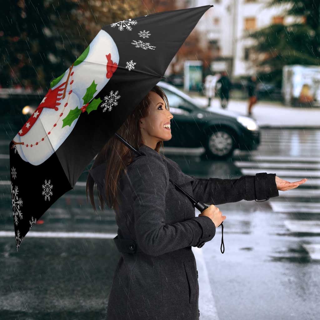 Lovely Snowman Christmas Umbrella Xmas Holiday Patterns - Wonder Print Shop