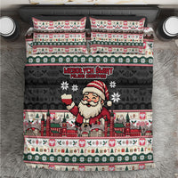 Wesolych Swiat Poland Christmas Bedding Set Polish Eagle Crest Santa Claus
