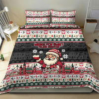 Wesolych Swiat Poland Christmas Bedding Set Polish Eagle Crest Santa Claus