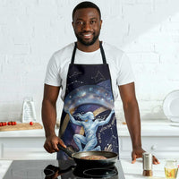 Shu Celestial Constellations Apron Rainbow Ancient Egyptian Sky Deity Theme