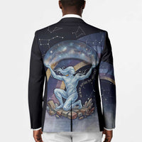 Shu Celestial Constellations Blazer Rainbow Ancient Egyptian Sky Deity Theme