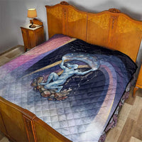 Shu Celestial Constellations Quilt Rainbow Ancient Egyptian Sky Deity Theme