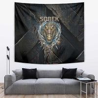 Sobek Egypt Tapestry with Crocodile Head Water Symbolism Ancient Guardian