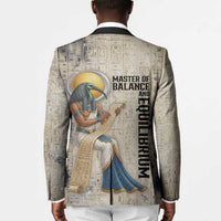 Thoth Blazer Ibis Head and Ancient Scroll Egyptian Wisdom