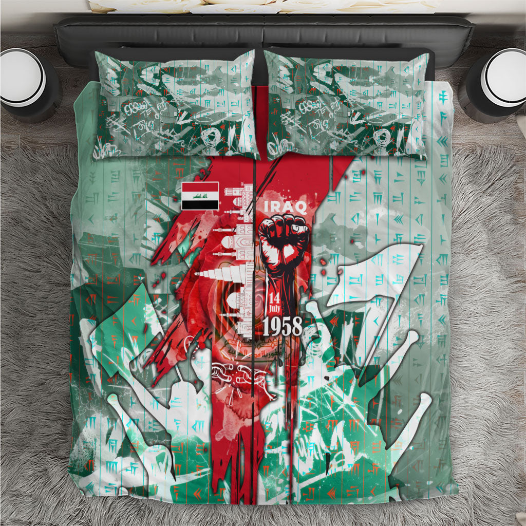 Iraq Revolution Bedding Set Eagle Of Saladin Iraqi Patriotism
