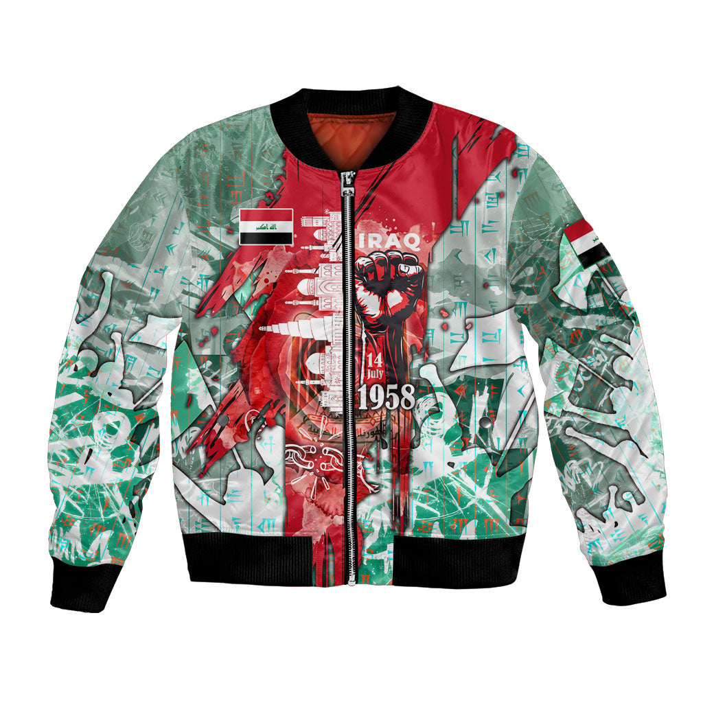 Iraq Revolution Bomber Jacket Eagle Of Saladin Iraqi Patriotism