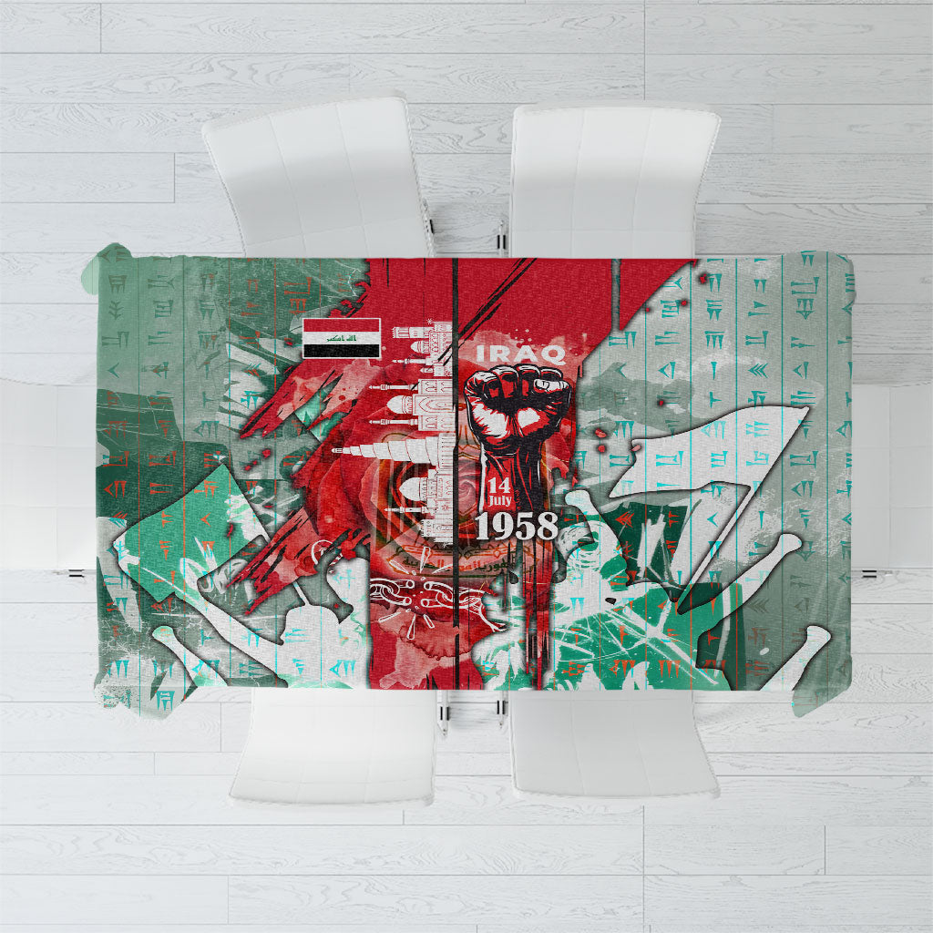 Iraq Revolution Tablecloth Eagle Of Saladin Iraqi Patriotism