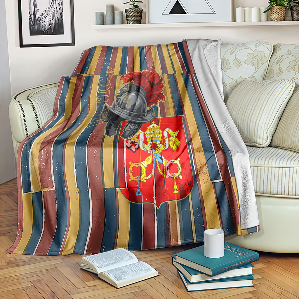 Vatican City Swiss Guard Protectors Of The Holy See Blanket Renaissance Uniform Stripes Catholic Military History