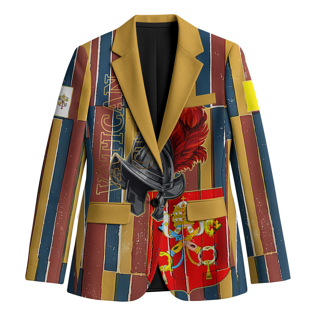 Vatican City Swiss Guard Protectors Of The Holy See Blazer Renaissance Uniform Stripes Catholic Military History