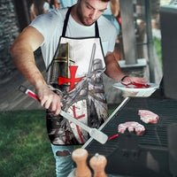 Knights Templar Crusader Apron Medieval Armor Red Cross Shield