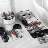 Knights Templar Crusader Bathroom Set Medieval Armor Red Cross Shield