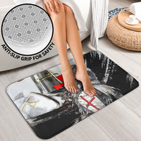 Knights Templar Crusader Bathroom Set Medieval Armor Red Cross Shield
