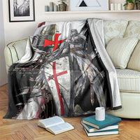 Knights Templar Crusader Blanket Medieval Armor Red Cross Shield