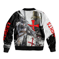 Knights Templar Crusader Bomber Jacket Medieval Armor Red Cross Shield