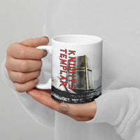 Knights Templar Crusader Ceramic Mug Medieval Armor Red Cross Shield