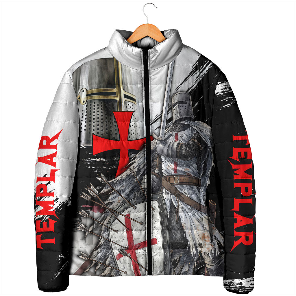 Knights Templar Crusader Padded Jacket Medieval Armor Red Cross Shield