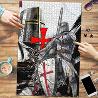 Knights Templar Crusader Puzzle Medieval Armor Red Cross Shield