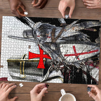 Knights Templar Crusader Puzzle Medieval Armor Red Cross Shield