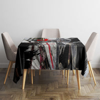 Knights Templar Crusader Tablecloth Medieval Armor Red Cross Shield