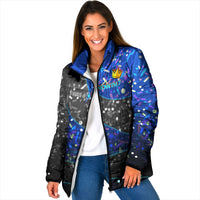 7th Birthday Boys Padded Jacket I was 6 Now Im 7 Gaming And Tech Theme