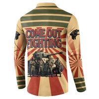 Black Panthers 761st Tank Battalion Button Sweatshirt Come Out Fighting Retro Military