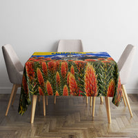 Ecuador Independence Day Tablecloth Patriotic Andean Condor Monument And Mountain