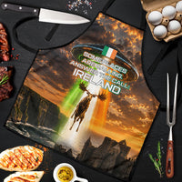 Ireland UFO Apron Irish Landscape Answer The Call