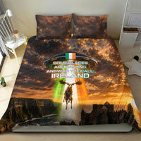 Ireland UFO Bedding Set Irish Landscape Answer The Call