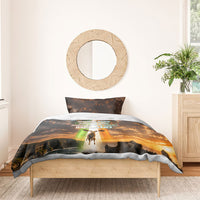Ireland UFO Bedding Set Irish Landscape Answer The Call