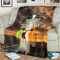 Ireland UFO Blanket Irish Landscape Answer The Call