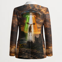 Ireland UFO Blazer Irish Landscape Answer The Call