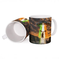 Ireland UFO Ceramic Mug Irish Landscape Answer The Call