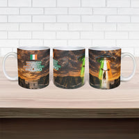 Ireland UFO Ceramic Mug Irish Landscape Answer The Call