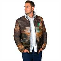 Ireland UFO Padded Jacket Irish Landscape Answer The Call