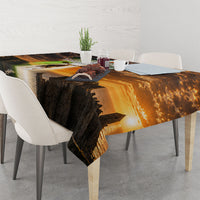 Ireland UFO Tablecloth Irish Landscape Answer The Call