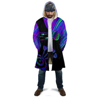 Neon Dartboard Darts Cloak with Colorful Target and Psychedelic Swirl Pattern - Wonder Print Shop