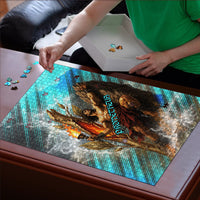 Prometheus Greek Mythology Fire Eagle Puzzle Ancient Titan Steals Fire Dark Fantasy
