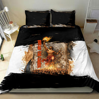 Prometheus Knowledge Is Fire Break The Chains Bedding Set Ancient Greek Mythology Titan Fire Dark Fantasy