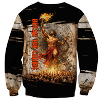 Prometheus Knowledge Is Fire Break The Chains Sweatshirt Ancient Greek Mythology Titan Fire Dark Fantasy