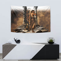 Epimetheus Greek Titan Mythology Tapestry Classical Vintage Oil Painting Greek Temple Dark Academia
