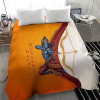 Happy Dussehra Lord Rama Victory Bedding Set Lord Rama Golden Bow Arrow Festival Art