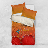 Happy Dussehra Lord Rama Ravana Bedding Set Lord Rama Archer Defeating Ravana Festival Art