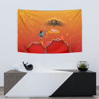 Happy Dussehra Lord Rama Ravana Tapestry Lord Rama Archer Defeating Ravana Festival Art